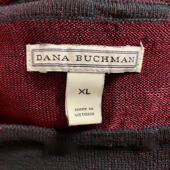 DANA BUCHMAN 3/4 Sleeve Long Striped Sweater - Picture 5 of 5